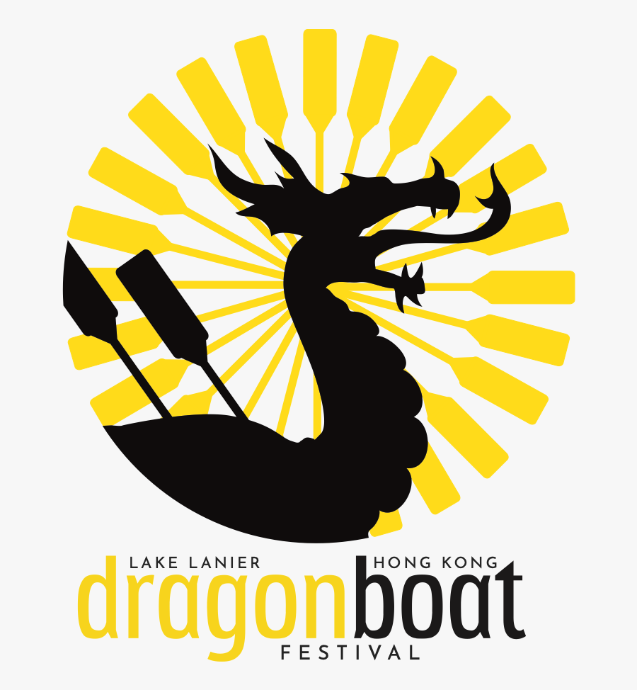 Dragon Boat Festival Logo, Transparent Clipart