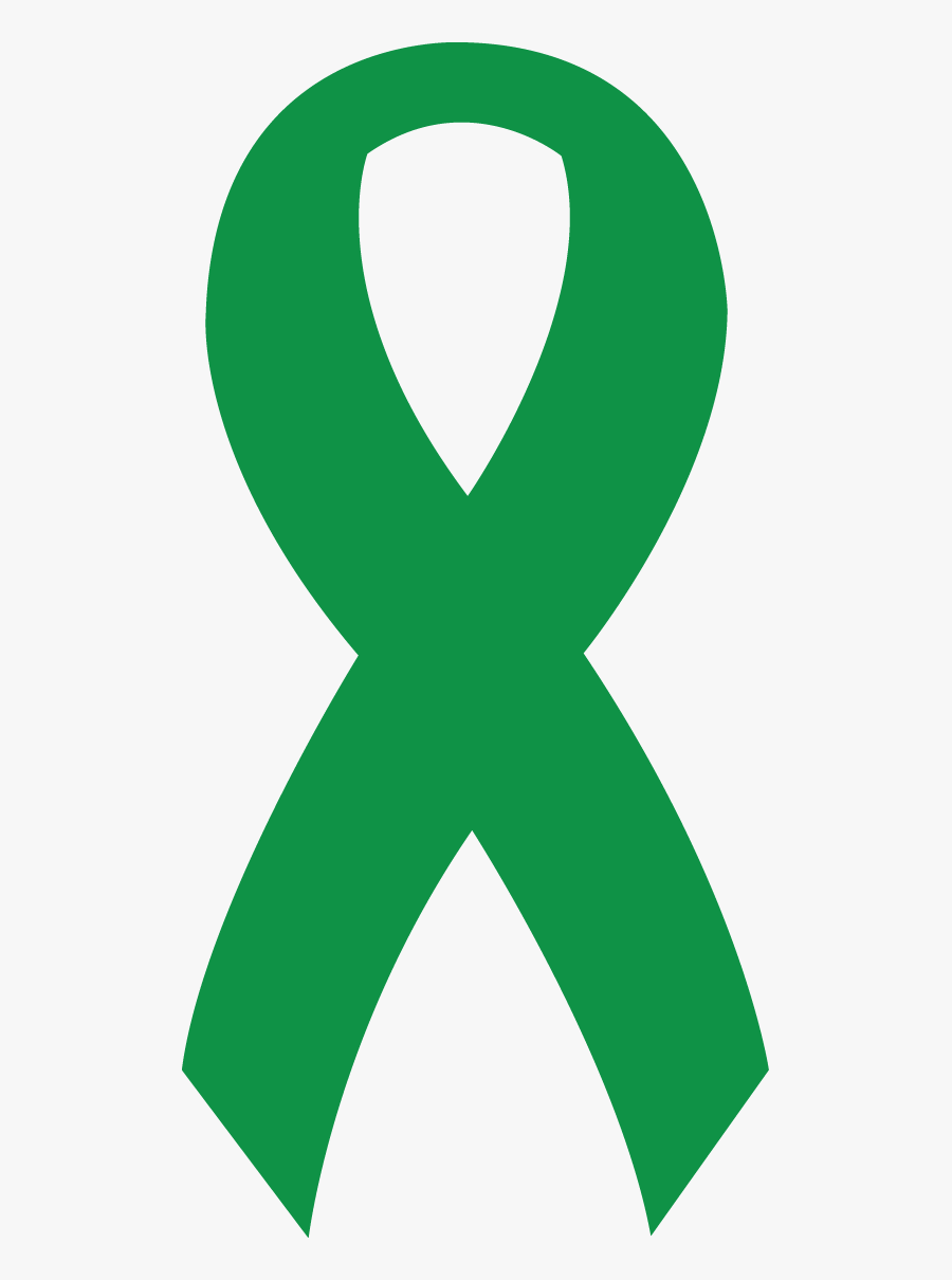 Green Ribbon - Brain Injury Awareness Month Ribbon, Transparent Clipart