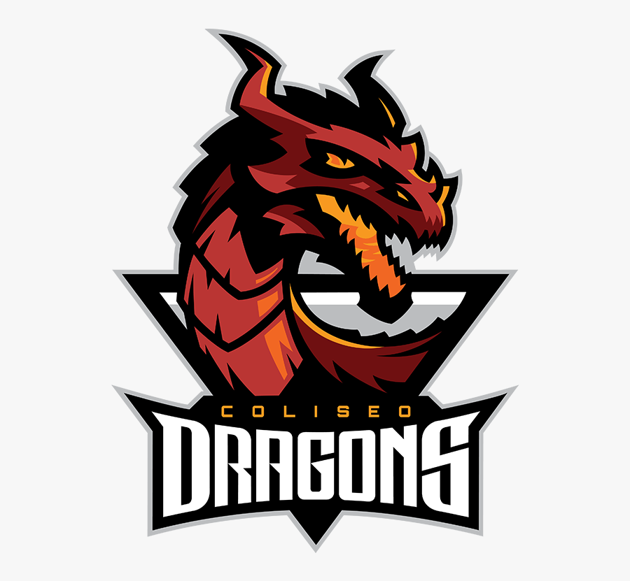 Coliseo Dragonslogo Square - Coliseo Dragons, Transparent Clipart