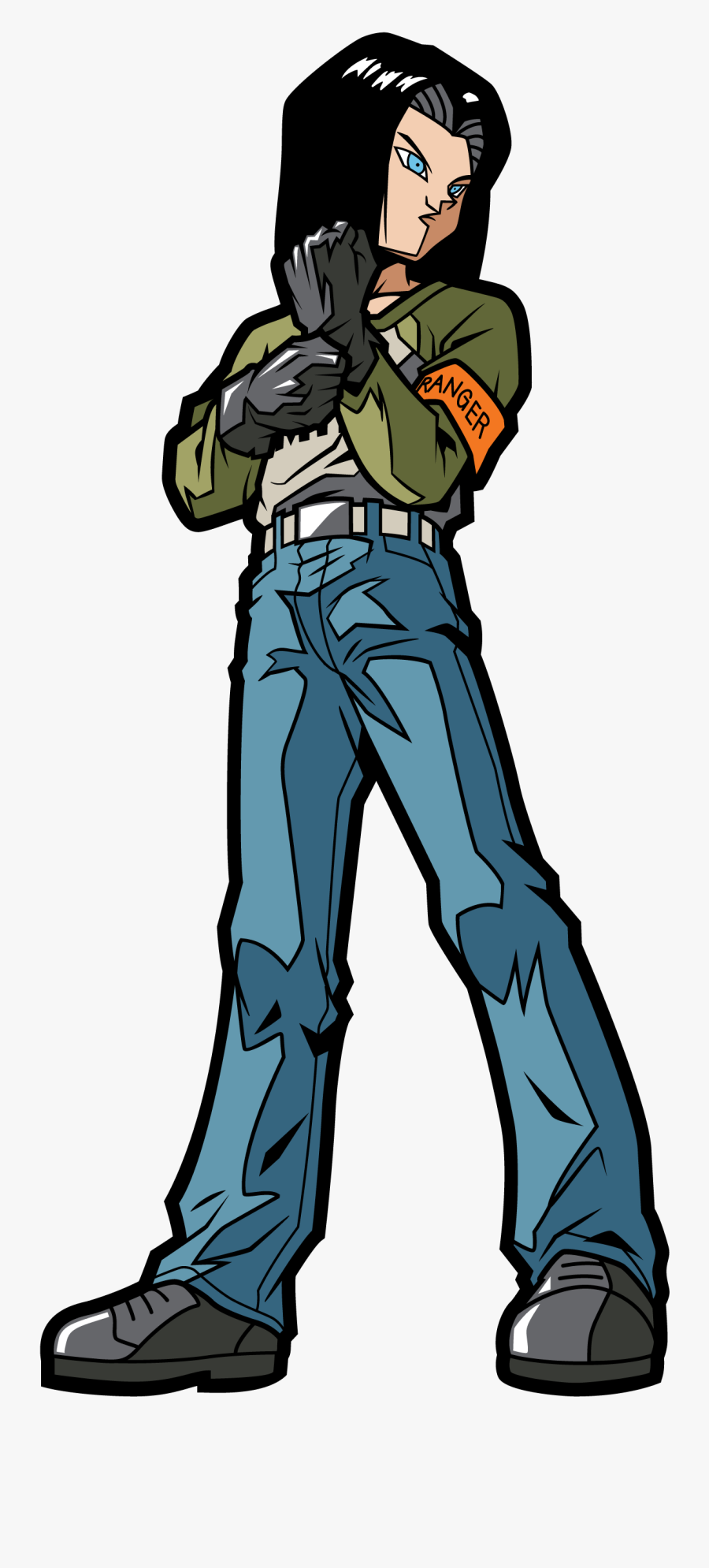 Dragonball Super Android Figpin, Transparent Clipart