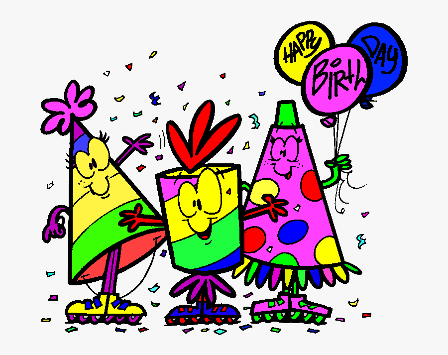 Birthday Clip Art Animated Cliparts - Animated Birthday Party Clip Art, Transparent Clipart