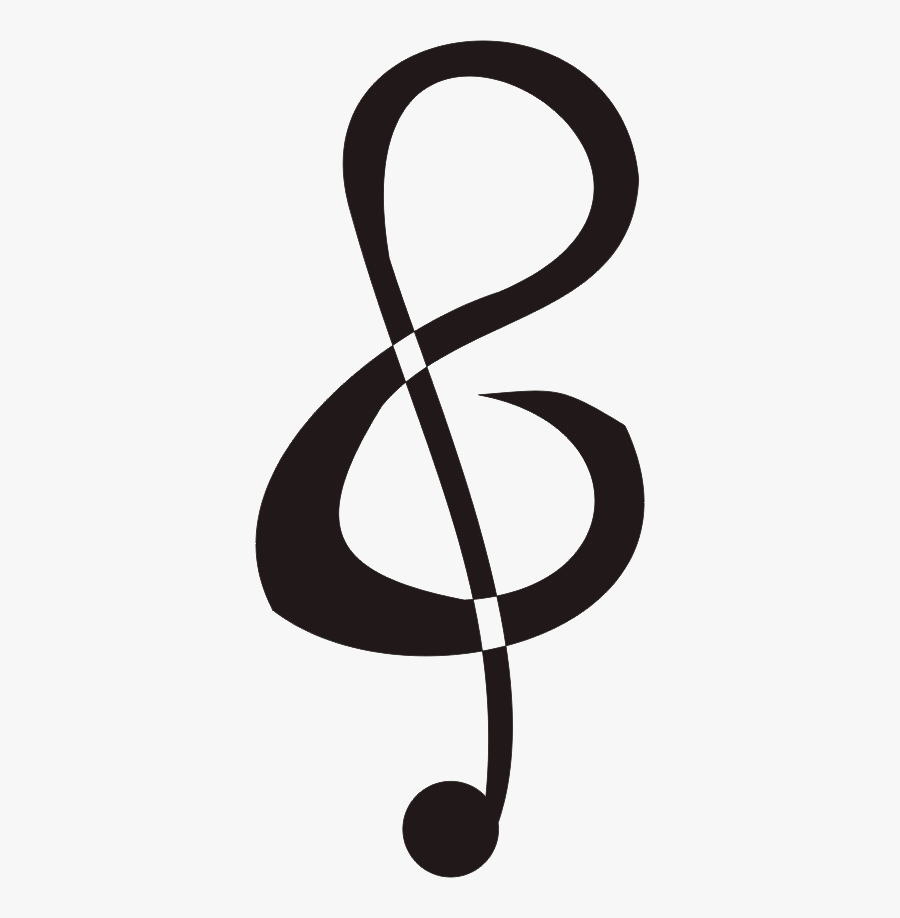 Cartoon Treble Clef - Animated Treble Clef Gif, Transparent Clipart