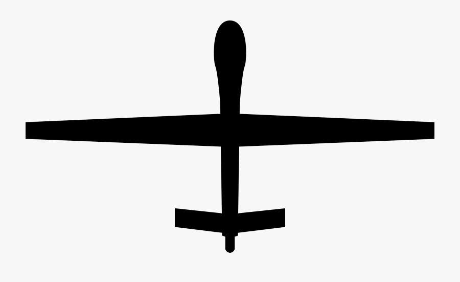 Mq 1 Predator Silhouette, Transparent Clipart