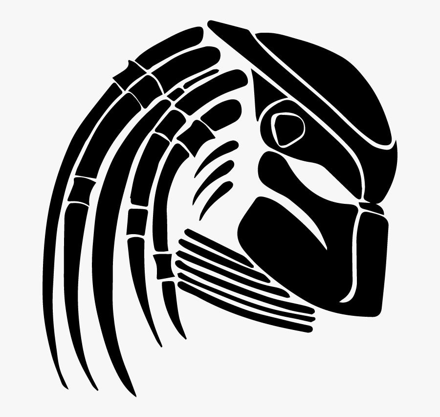 Predator Sticker, Transparent Clipart