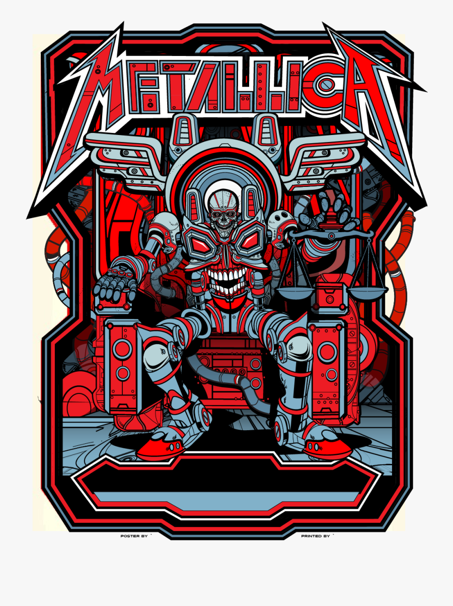 Metallica St Louis Poster, Transparent Clipart