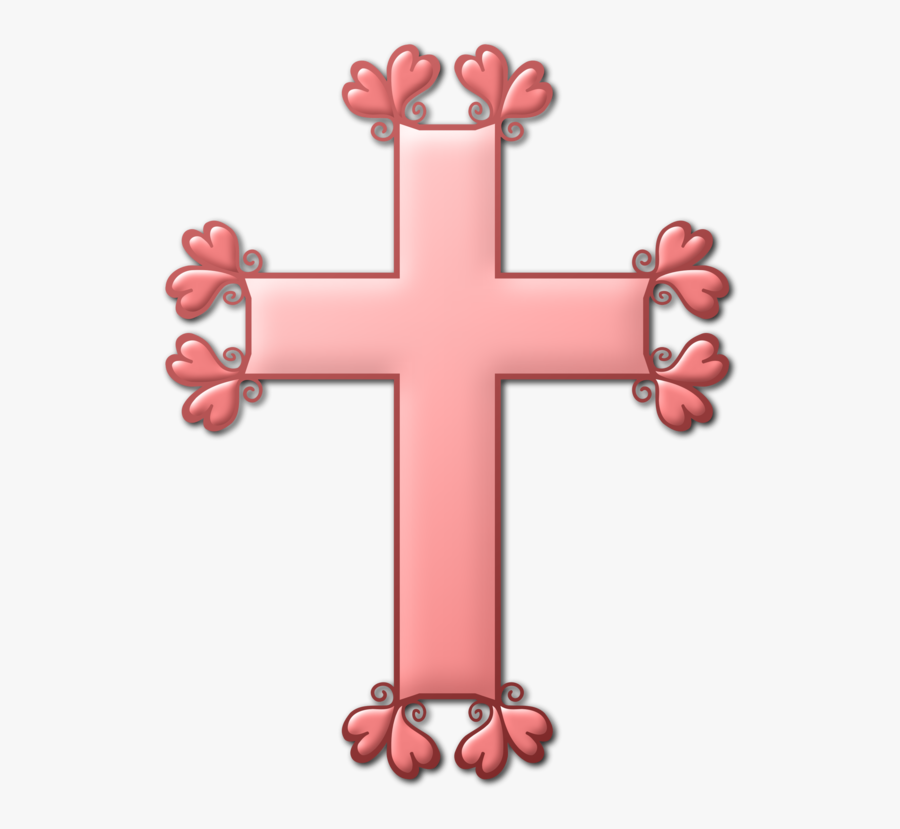 Pink,symbol,cross - Pink Cross Clipart, Transparent Clipart
