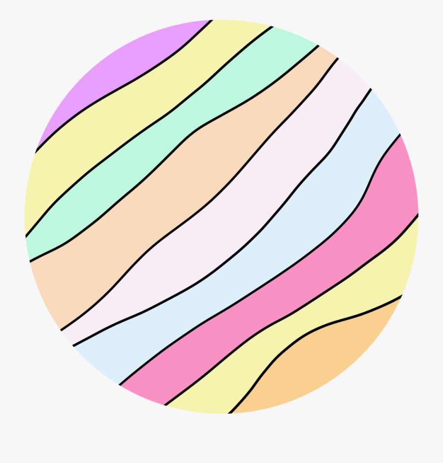 #circle #wavy #lines #colors #pastel #freetoedit - Bicycle Wheel, Transparent Clipart