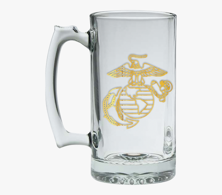 Eagle, Globe, And Anchor - Beer Stein, Transparent Clipart