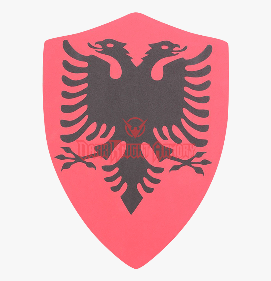 Double Headed Eagle Larp Heater Shield , Png Download - Albanian Flag Eagle Png, Transparent Clipart