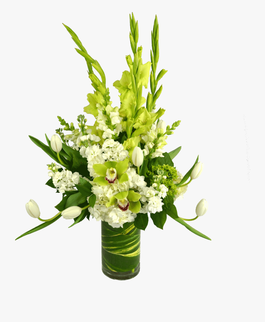 Casket Flower Bouquet Png - White Elegant Flower Bouquet, Transparent Clipart