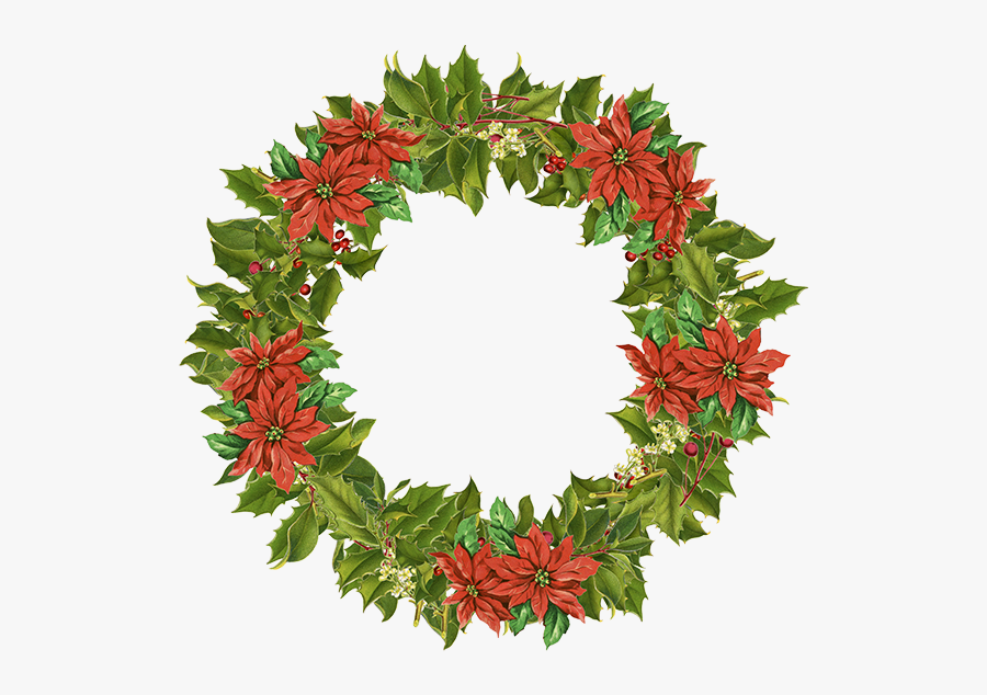 Christmaswreath600 - Christmas Decoration, Transparent Clipart