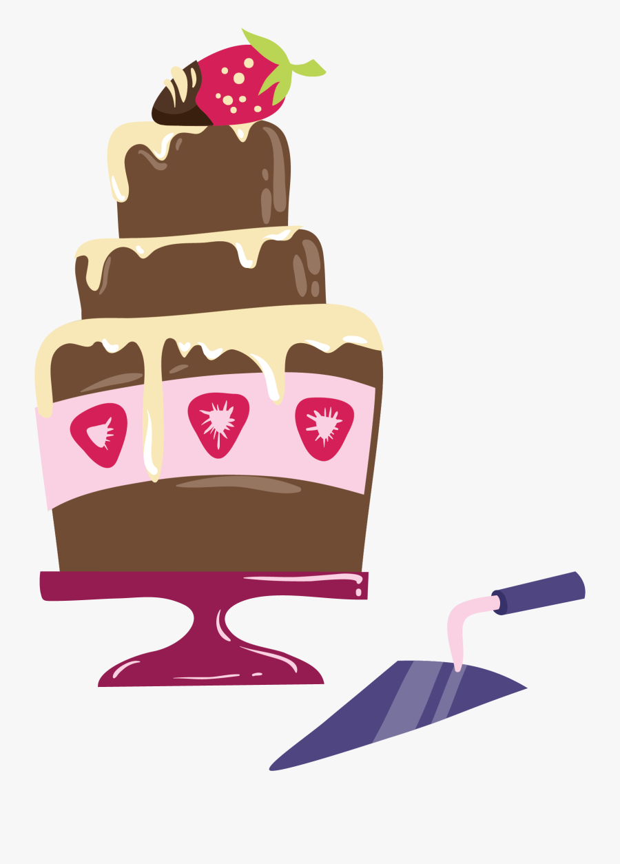 Chocolate Cake Torte Chocolate Brownie Shortcake Cheesecake - Chocolate Cake, Transparent Clipart