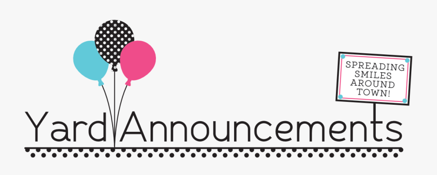 Yard Announcements Signs Logo, Transparent Clipart