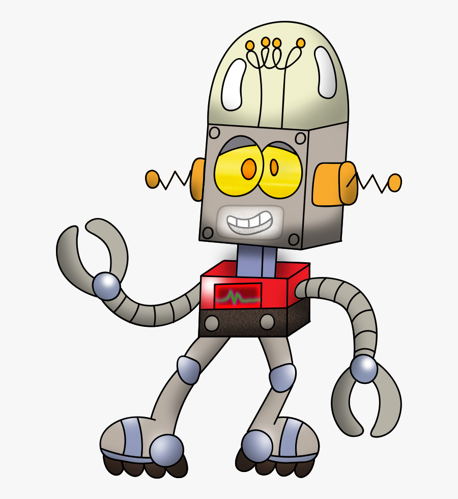 Robot Jones - Cartoon, Transparent Clipart
