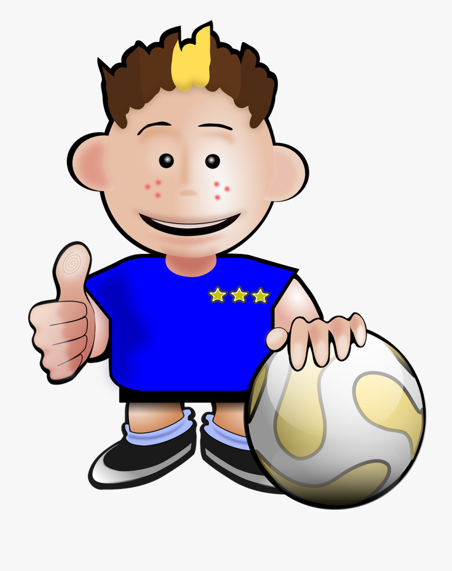 Boy, Child, Soccer, Football, Ball, Player, Play, Kid - Soccer Clip Art, Transparent Clipart