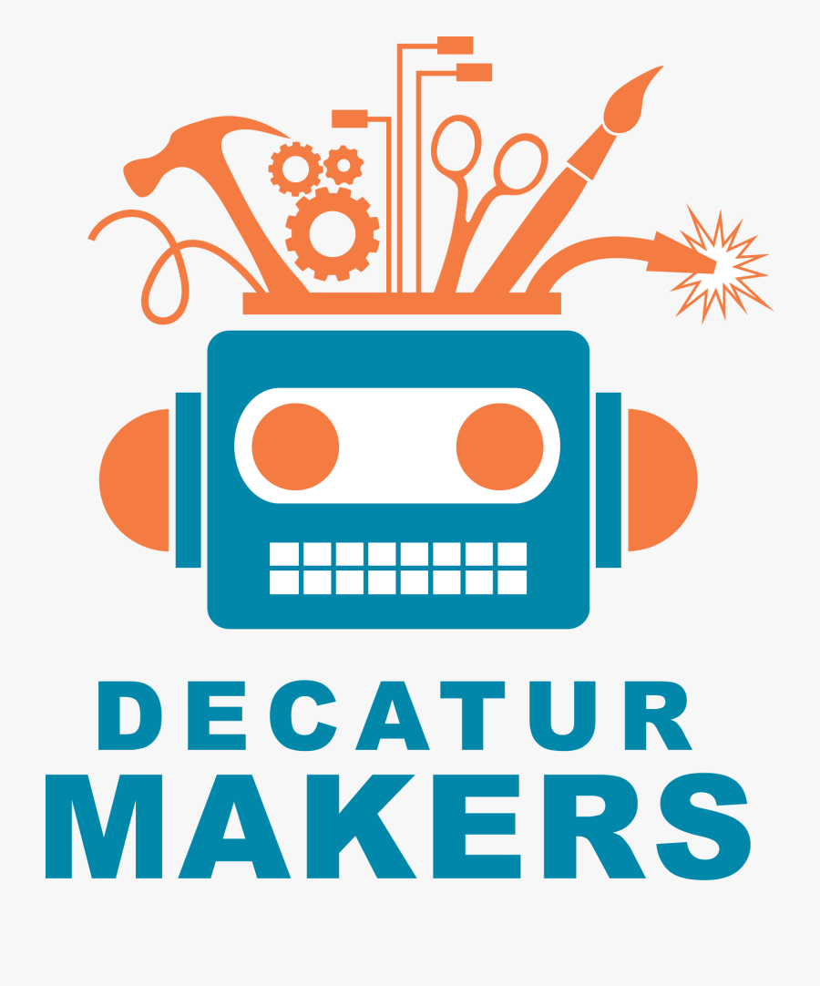 Decatur Makers Logo, Transparent Clipart