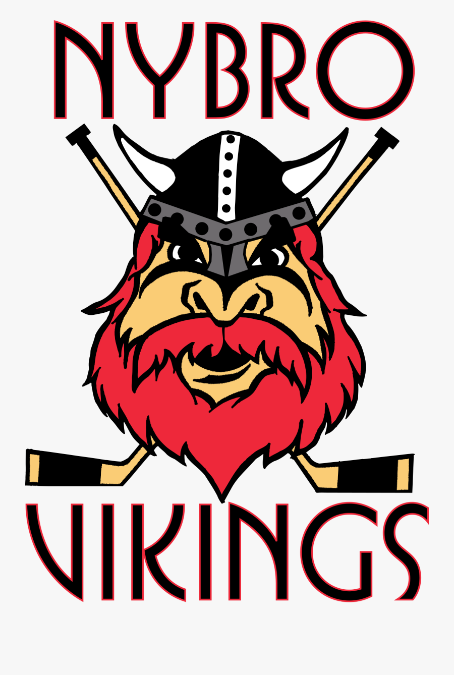 Nybro Vikings Logga, Transparent Clipart