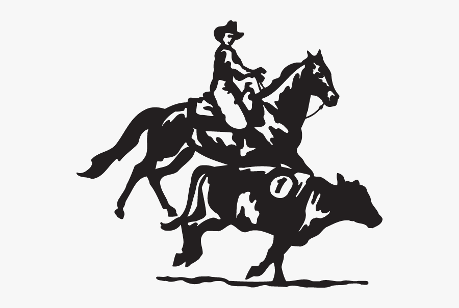 Team Penning Ranch Sorting Clip Art Cattle Sticker - Team Penning Logo, Transparent Clipart
