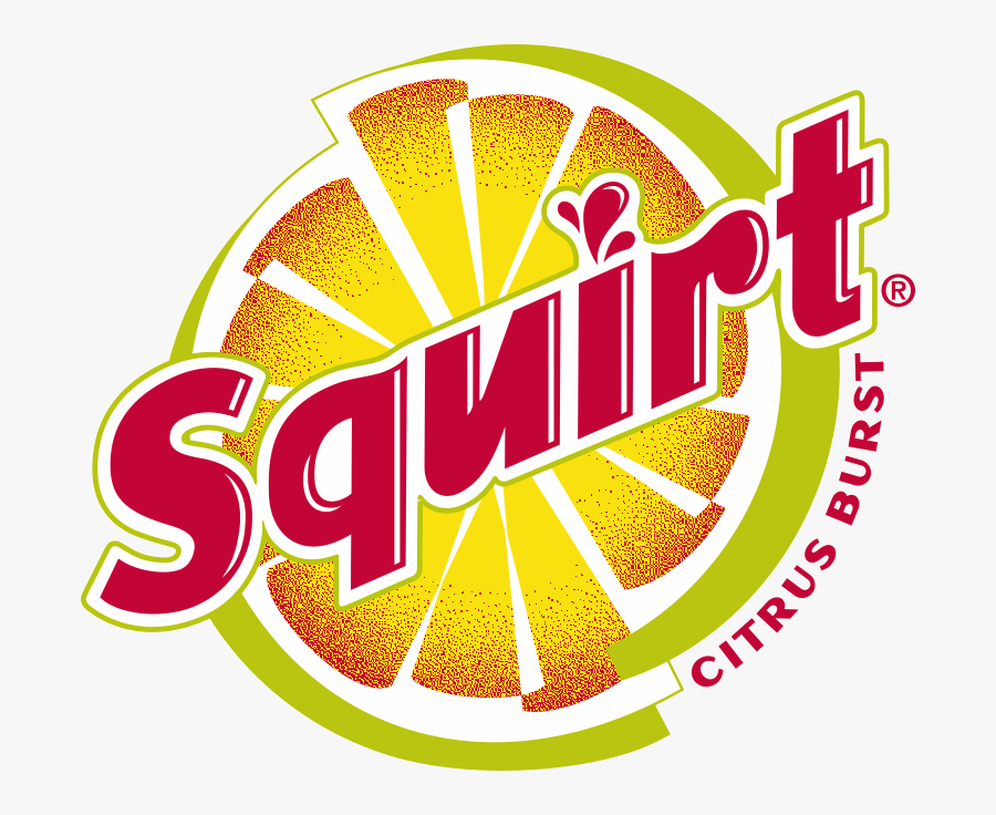 Squirt Soda Logo, Transparent Clipart