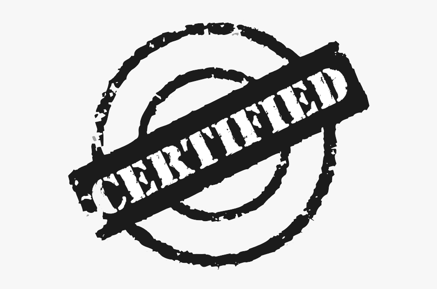 Certified Png, Transparent Clipart