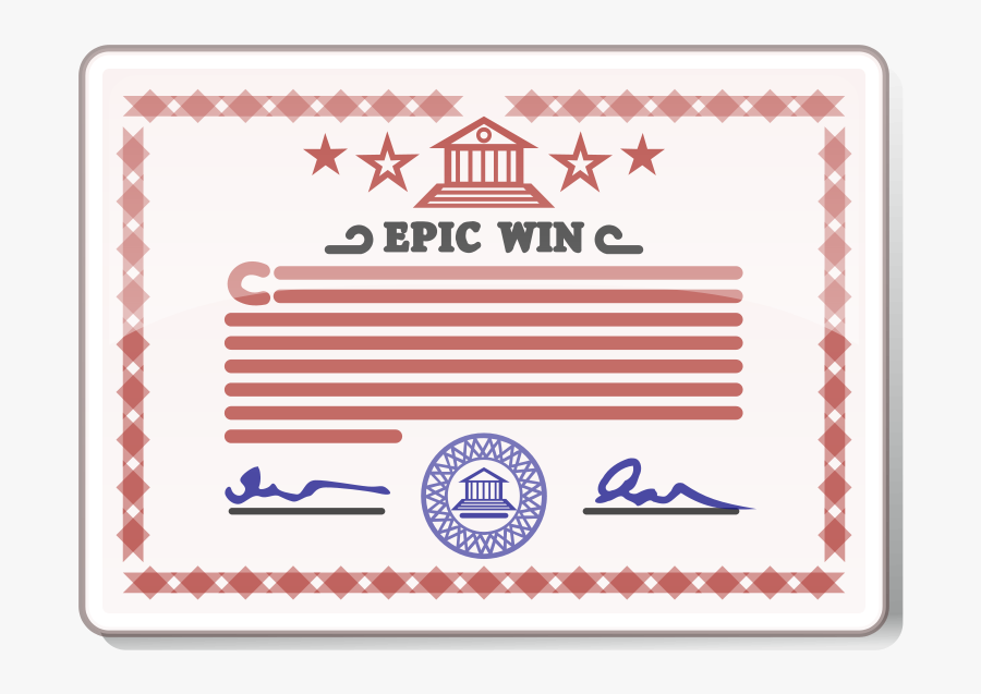 Certificate - Certificado De Atividades Complementares, Transparent Clipart