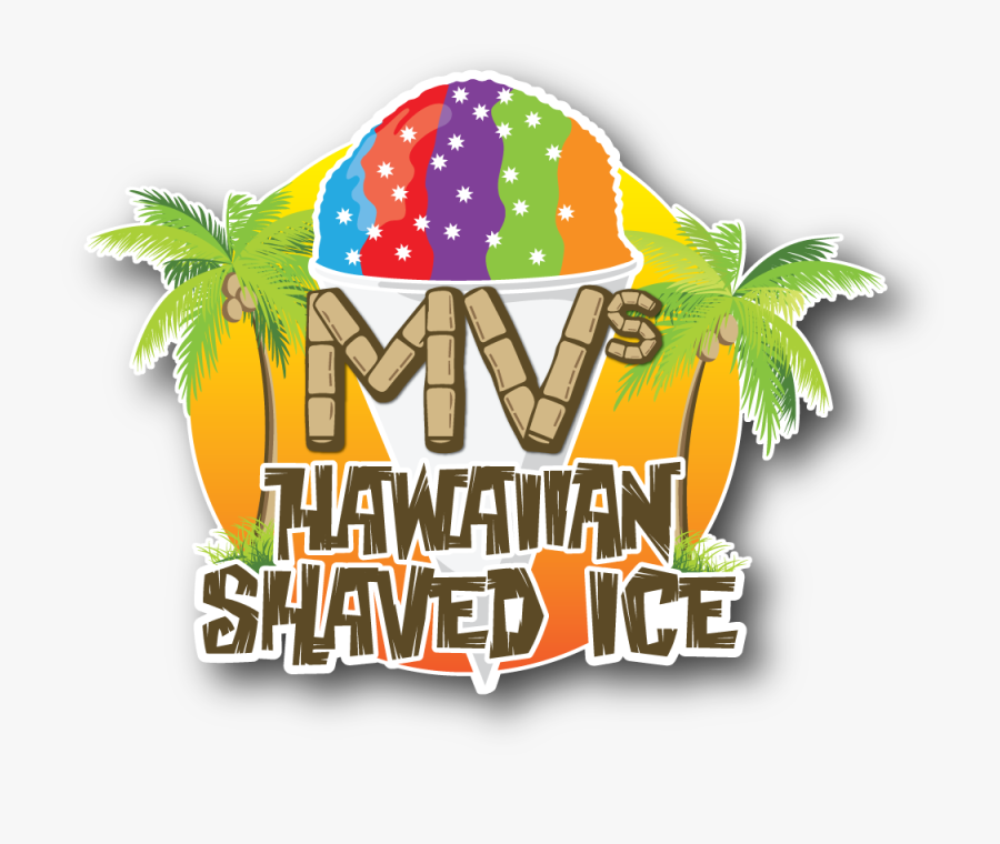 Hawaiian Shaved Ice Logo, Transparent Clipart