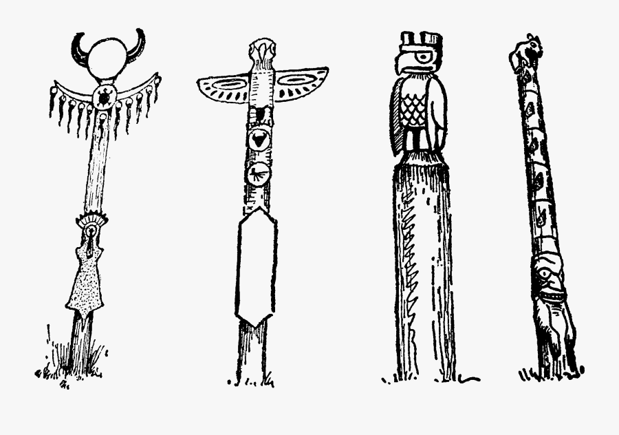 Totem Pole Eagle 2d, Transparent Clipart