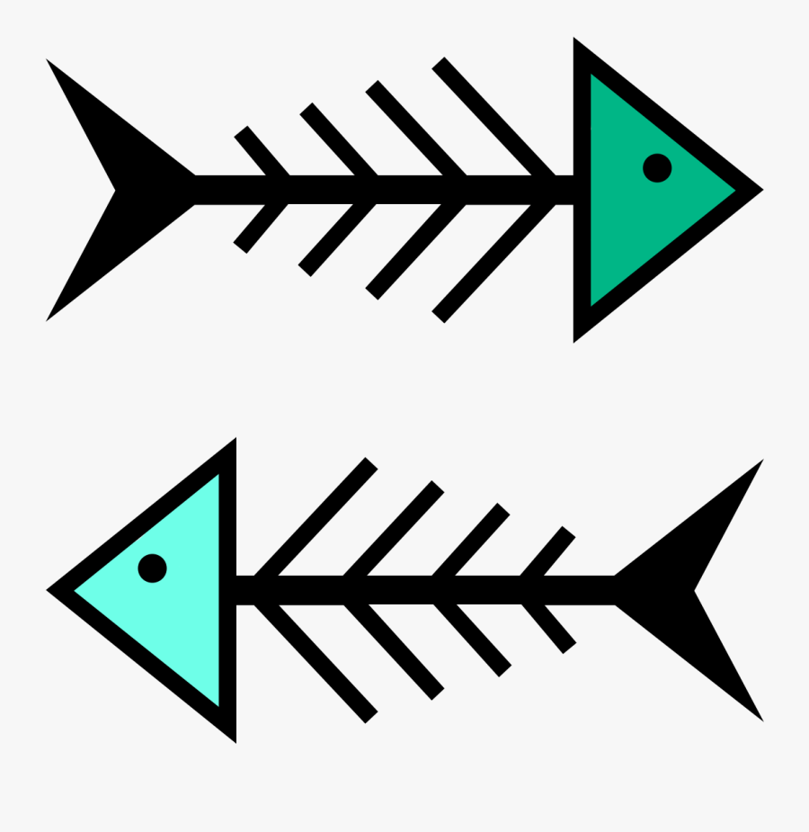 Pescatarian Symbol, Transparent Clipart