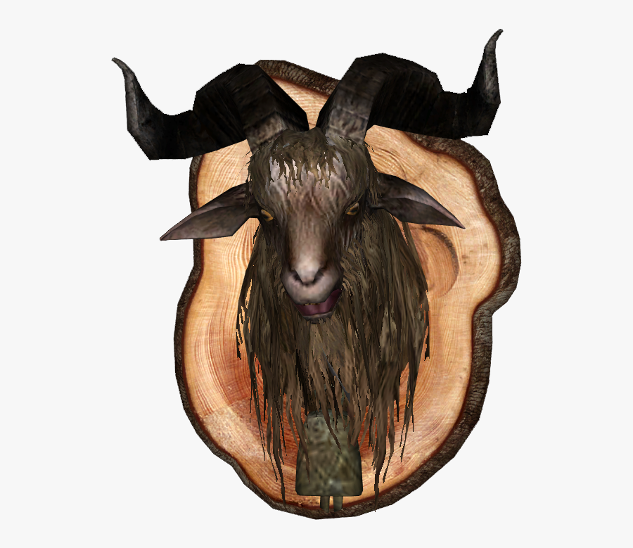 Goat Head Png - Goat Head Mount, Transparent Clipart