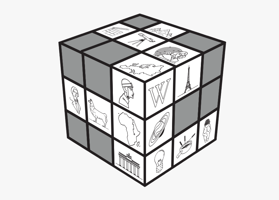 File - Wpcube - Rubik Cube Vector, Transparent Clipart