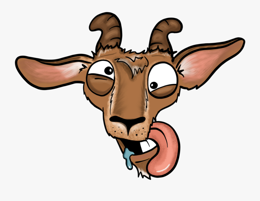 Goatfacefinal - Cartoon, Transparent Clipart