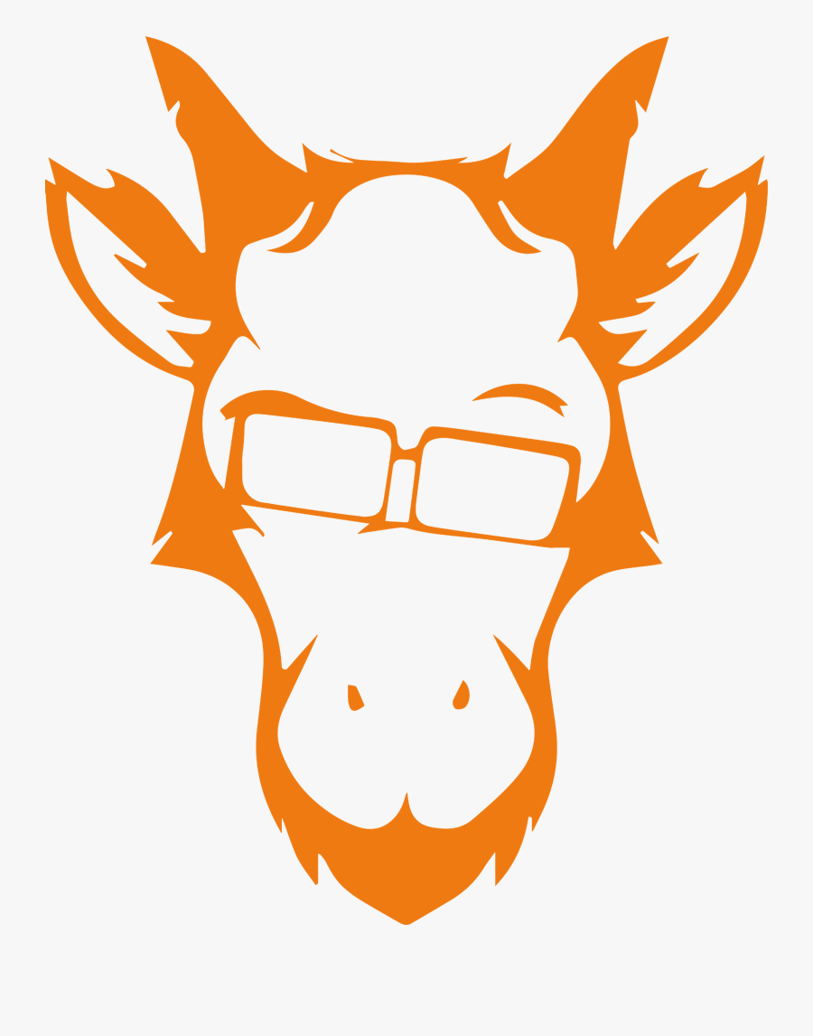 Goat Agency Logo, Transparent Clipart