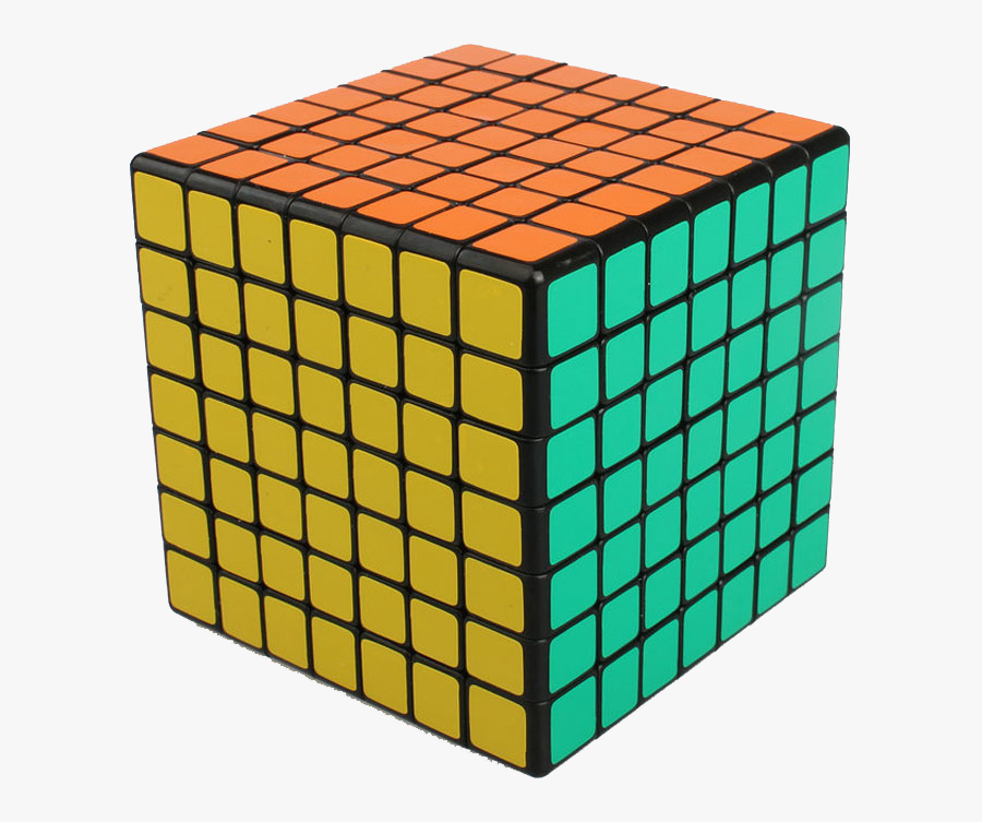 7*7*7 - 12 12 Rubik's Cube, Transparent Clipart