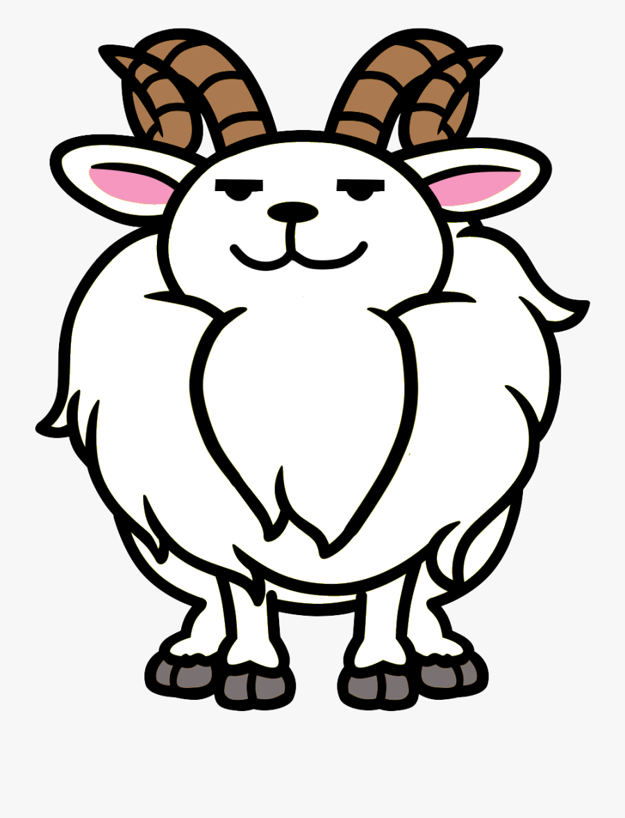 Paper Shin A - Rhythm Heaven Goat, Transparent Clipart