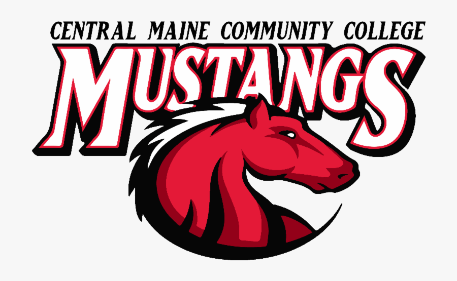 Central Maine Community College Mustangs, Transparent Clipart