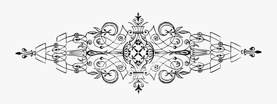 Transparent Decorative Line Dividers Png - Portable Network Graphics, Transparent Clipart