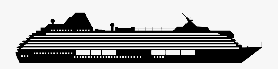 Nave Da Crociera Silhouette, Transparent Clipart