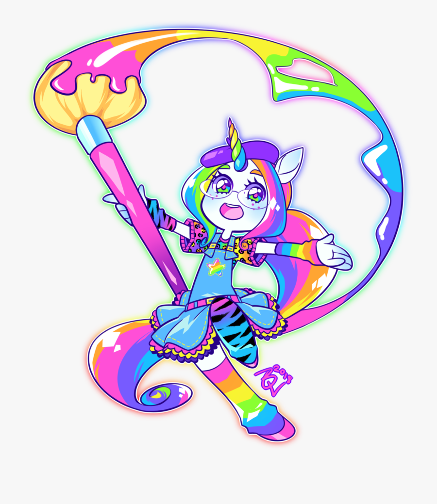 Lisa Frank Unicorn Png - Cartoon , Free Transparent Clipart - ClipartKey