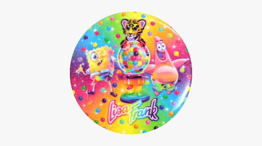 #spongebob #patrickstar #lisafrank #kidcore #nostalgia - Spongebob Lisa Frank, Transparent Clipart