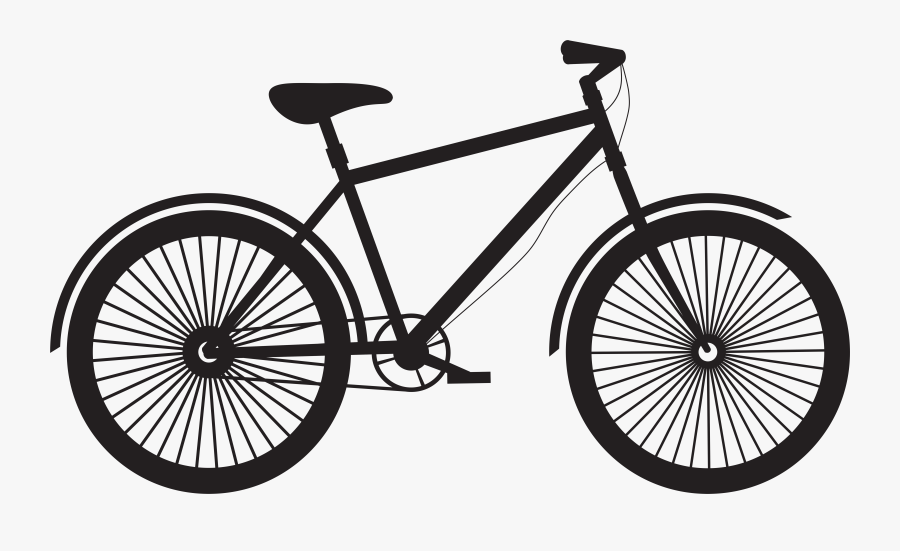 Bicycle Silhouette Png Clip Art - Varanasi Junction Railway Station, Transparent Clipart