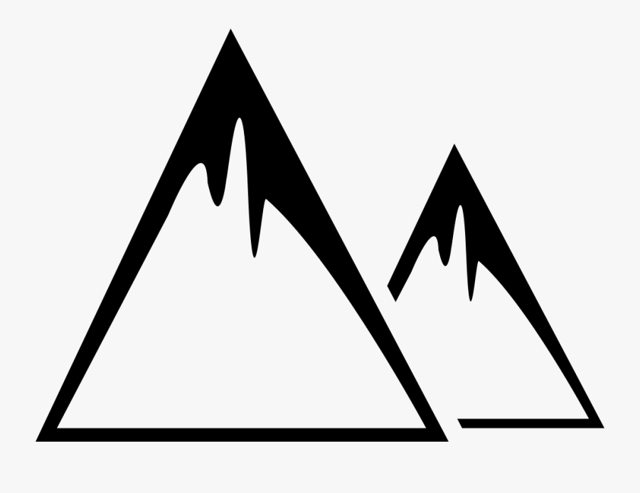 Snowy Mountains - Montaña Icono, Transparent Clipart