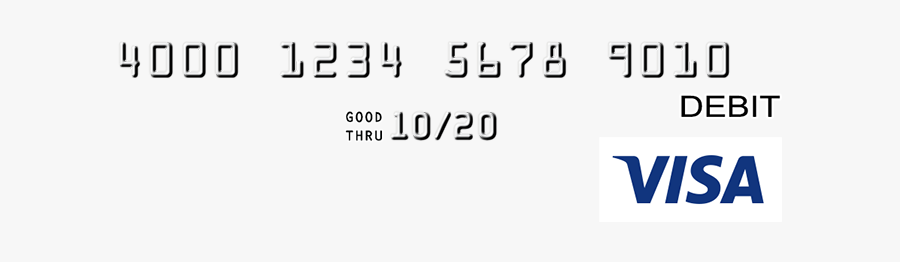Credit Card Numbers Png, Transparent Clipart