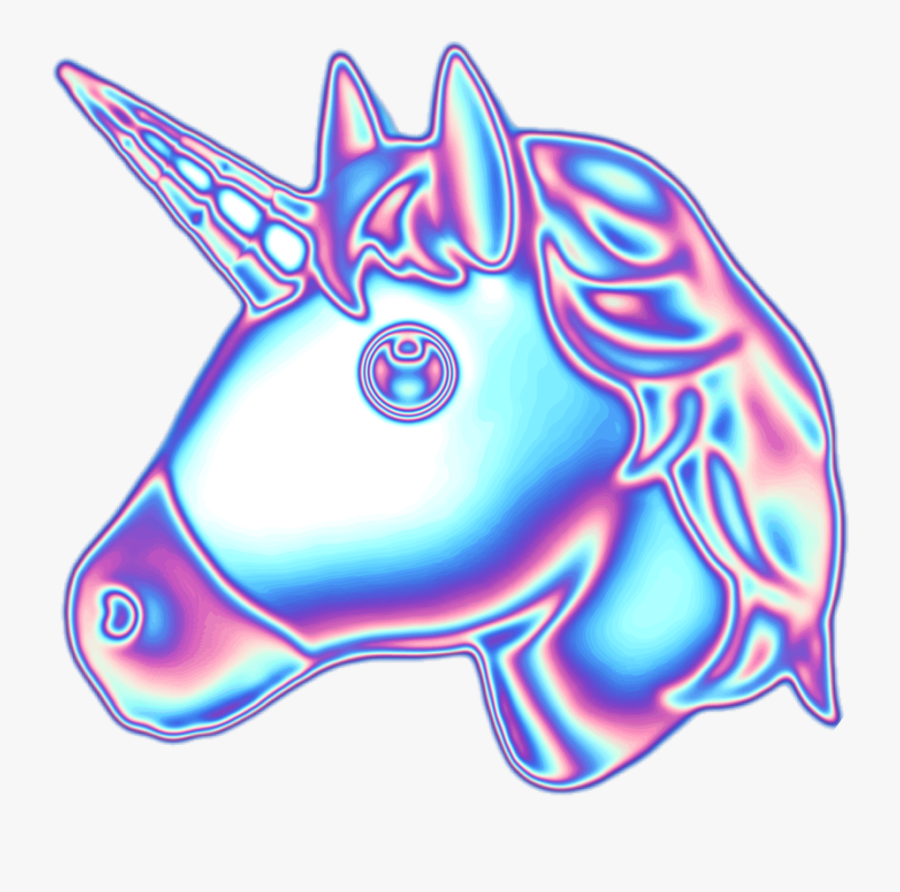 Unicorns Transparent Holo - Unicorn Emoji Png Transparent, Transparent Clipart