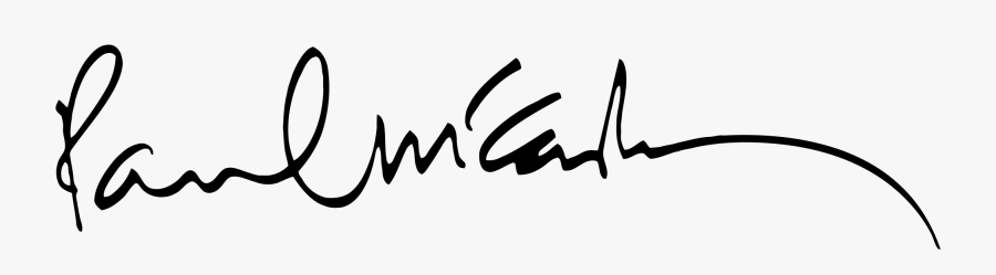 Paul Mc Cartney Signature Clip Arts - Paul Mccartney Logo Png, Transparent Clipart