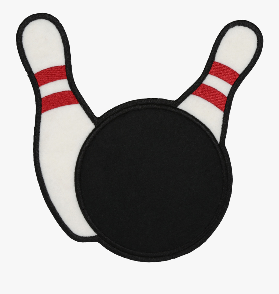 Ps119 Bowling Ball And Pins Patch Patch - Bowling Patch Png, Transparent Clipart