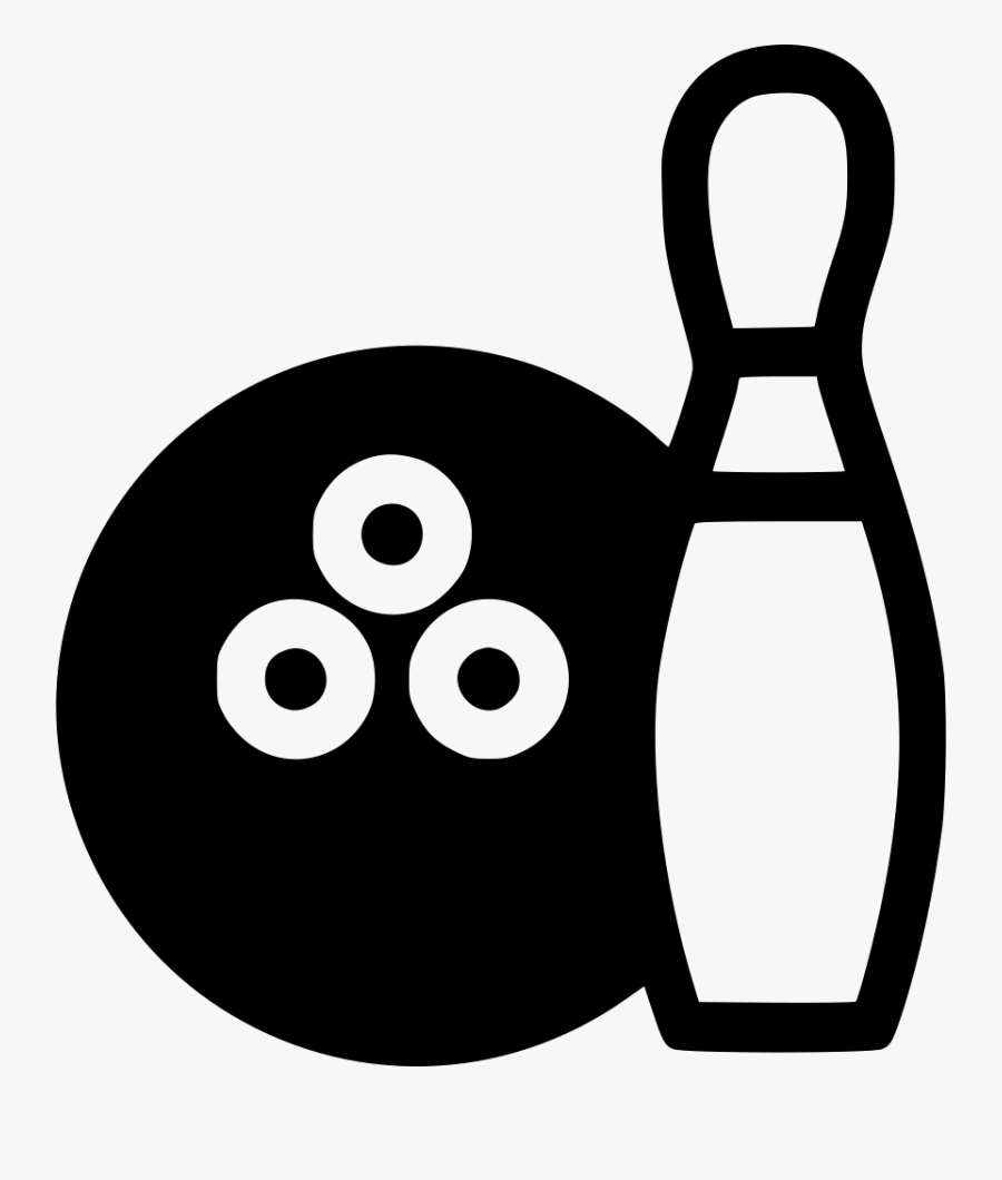 Bowling Ball And Pin - Ville De Saint Etienne, Transparent Clipart