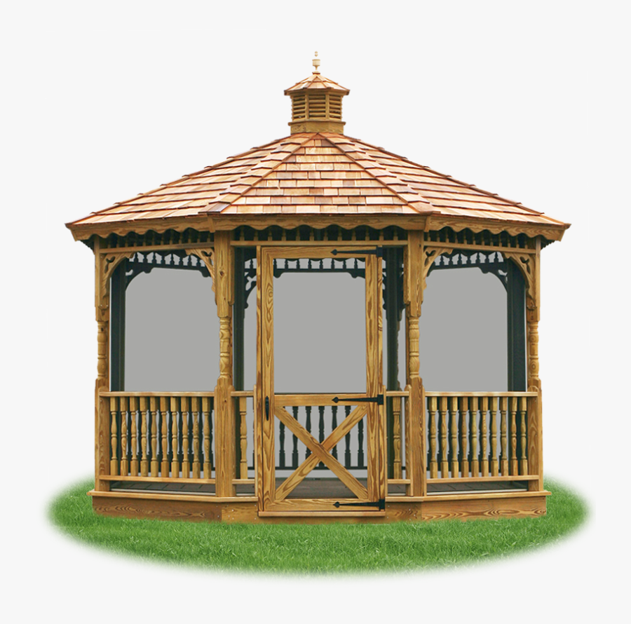 Clip Art Royalty Free Gazebos Pergolas Pavilions Pine - Wooden Gazebo For Sale, Transparent Clipart