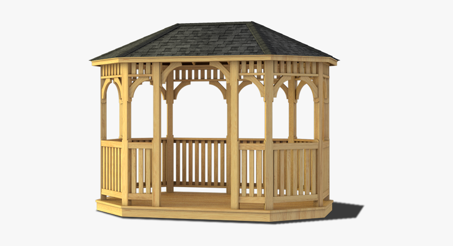 Gazebo, Transparent Clipart