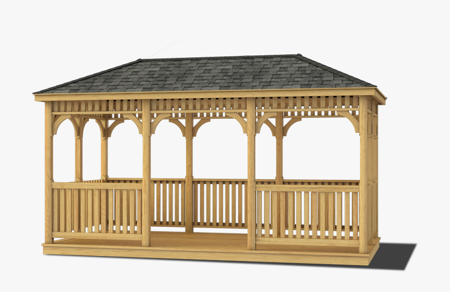 Gazebo, Transparent Clipart