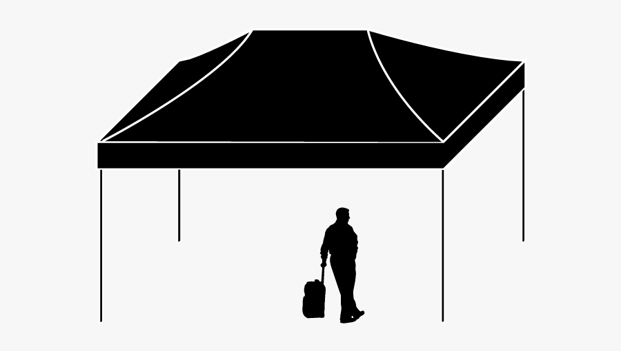 Canopy Silhouette Png, Transparent Clipart